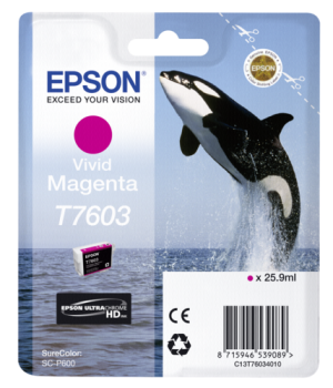 Epson Tintenpatrone vivid magenta T 7603