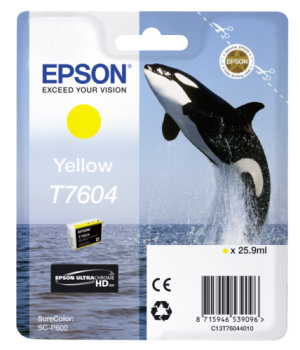 Epson Tintenpatrone yellow T 7604