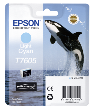 Epson Tintenpatrone light cyan T 7605