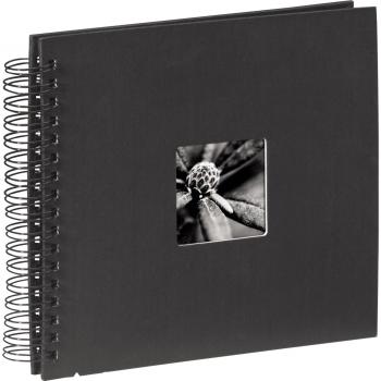 Hama "Fine Art" Spiral schwarz 28x24 50 schwarze Seiten   90145