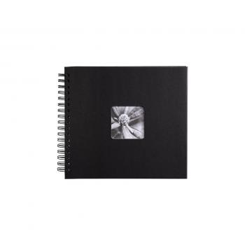 Hama "Fine Art" Spiral schwarz 28x24 50 schwarze Seiten   90145