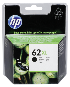HP C2P05AE Tintenpatrone schwarz No. 62 XL