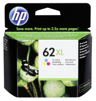 HP C2P07AE Tintenpatrone 3-farbig No. 62 XL