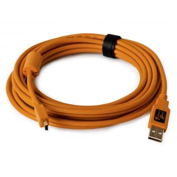 Tether Tools TetherPro USB 2.0 A/MiniB 5 Pin 4,6m orange