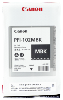 Canon PFI-102 MBK Tinte matt schwarz