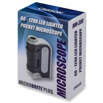 Carson MM-300 Mikroskop mit LED 60-120 fach