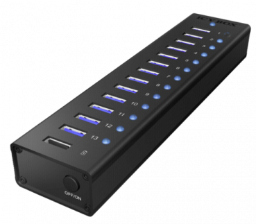 Raidsonic ICY BOX IB-AC6113 13-Port USB 3.0 Hub