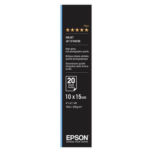 Epson Ultra Glossy Photo Paper 10x15 cm, 20 Bl., 300 g S 041926