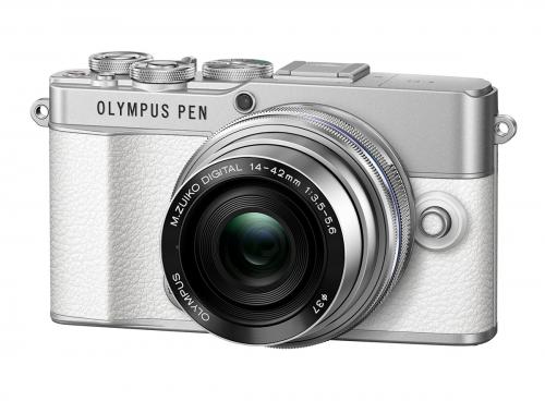 Olympus PEN E-P7 Body weiß + 14-42mm EZ Kit