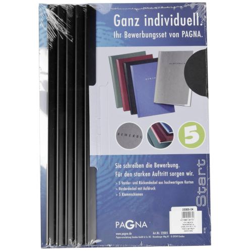 Pagna Bewerbungsmappe "Start" schwarz                 P2200504