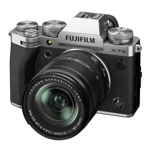 FUJIFILM X-T5 silber+XF 2,8-4/18-55 mm R LM OIS