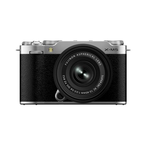 FUJIFILM X-M5 + 15-45 mm XC silber, OIS PZ, Kamerakit