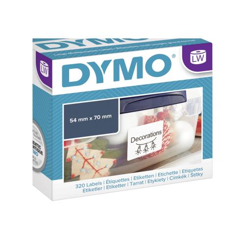 Dymo Disketten-Etiketten 54 x 70 mm weiß 320 St.    99015