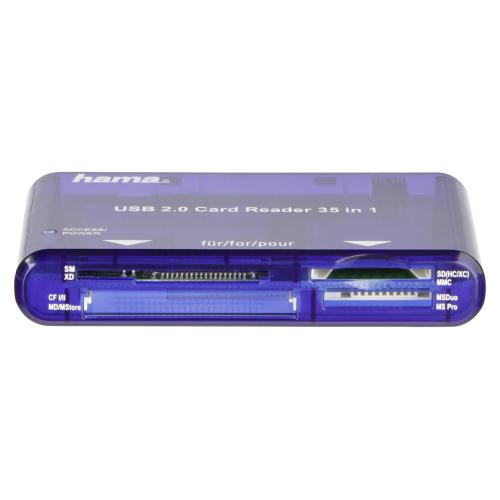 Hama Card Reader Writer 35 in 1 USB 2.0                    55348