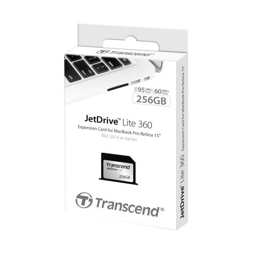 Transcend JetDrive Lite 360 256G MacBook Pro 15" Retina 2013-15