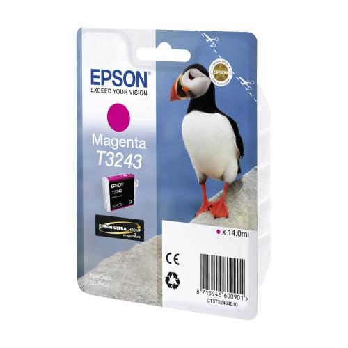 Epson Tintenpatrone magenta T 324                     T 3243