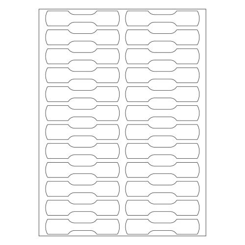Herma Ringetiketten 10x49 Halbk. 25 Blatt 111x170 600 Stück  2510
