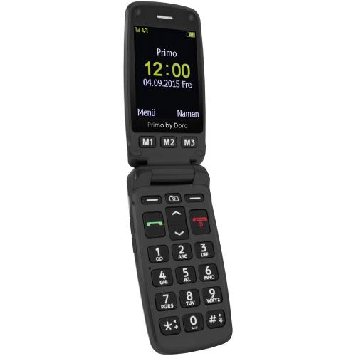 Doro Primo 406 silber/schwarz