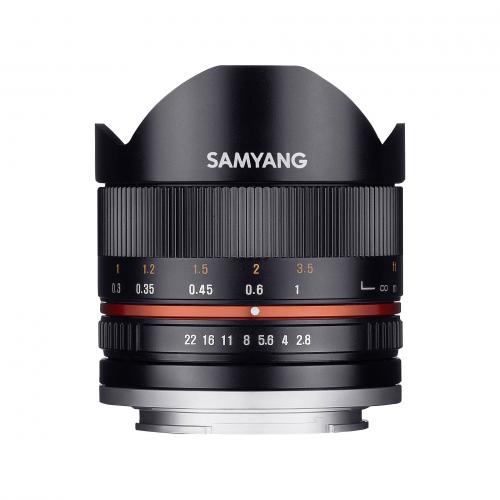 Samyang F 2,8/8 Fish-Eye II schwarz Sony E-Mount