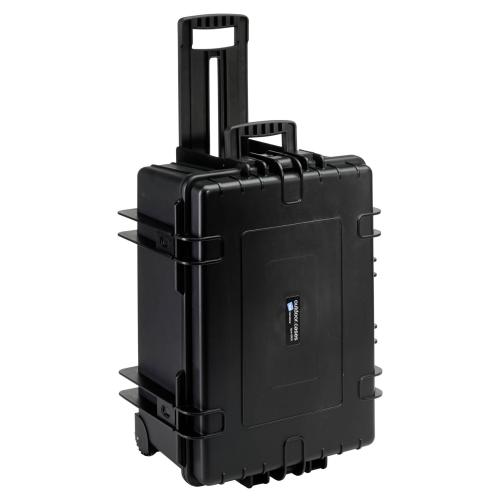 B&W Outdoor Case Type 6800 schwarz mit Schaumstoff Inlay