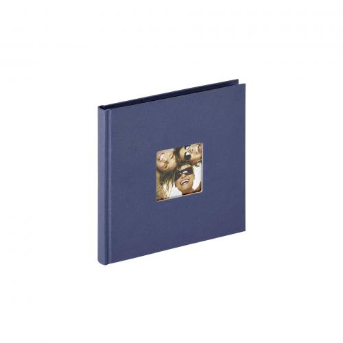 Walther Fun blau           18x18 30 schwarze Seiten Buch   FA199L