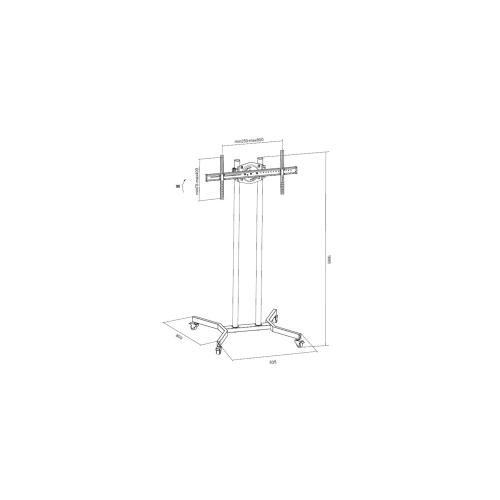 Reflecta TV Stand 55P schwarz
