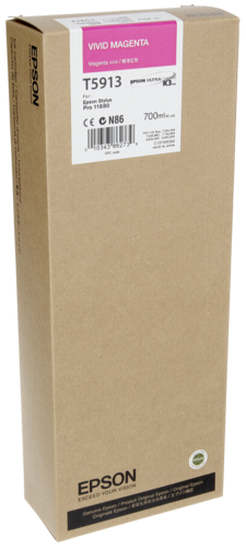 Epson Tintenpatrone vivid magenta T 591  700 ml     T 5913