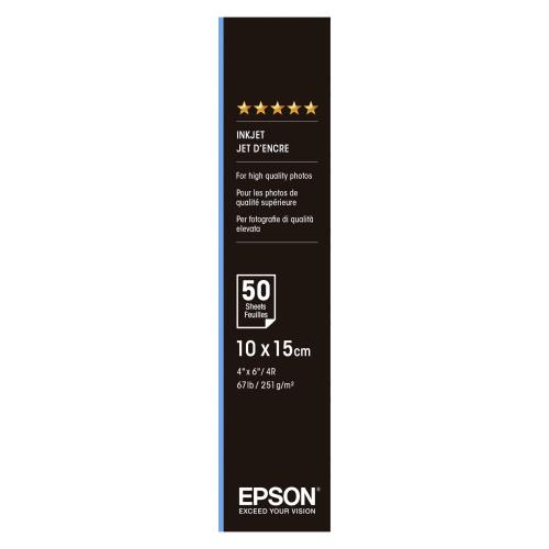Epson Premium Semigloss Photo Paper 10x15, 50 Blatt 251 g