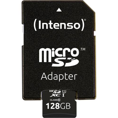 Intenso microSDXC Cards    128GB Class 10 UHS-I Premium