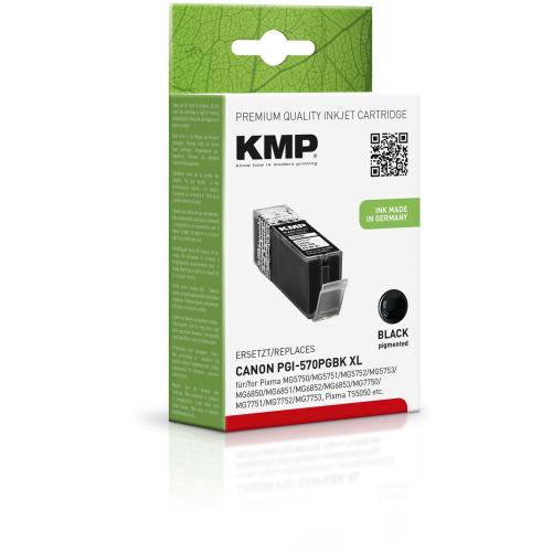 KMP C107BPIX Tintenpatrone sw komp. mit Canon PGI-570 XL PGBK