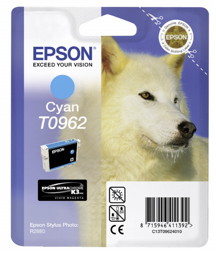 Epson Tintenpatrone cyan T 096 UltraChrome K 3     T 0962