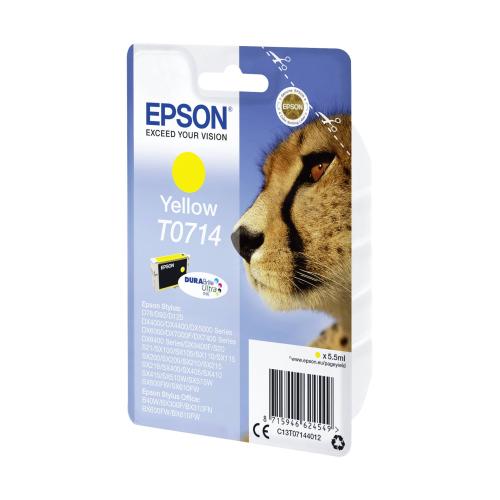 Epson Tintenpatrone yellow DURABrite T 071           T 0714