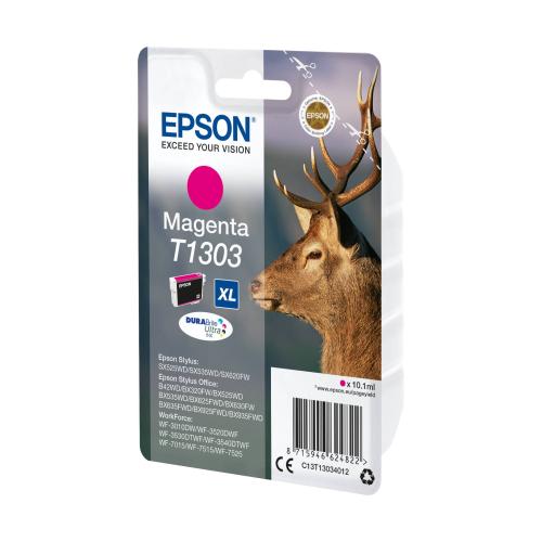 Epson Tintenpatrone magenta DURABrite T 130           T 1303
