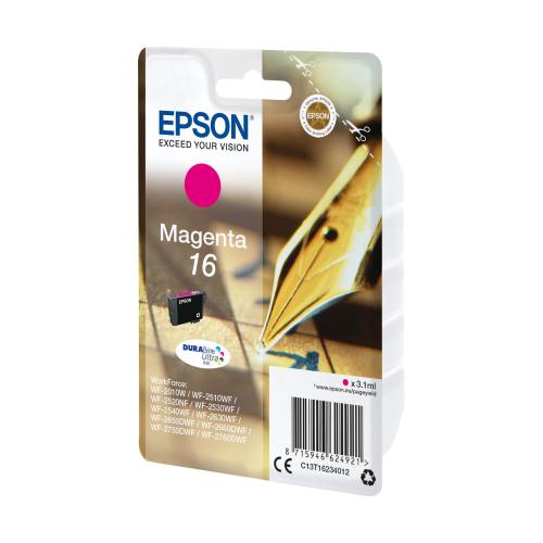 Epson Tintenpatrone magenta DURABrite Ultra T 162     T 1623