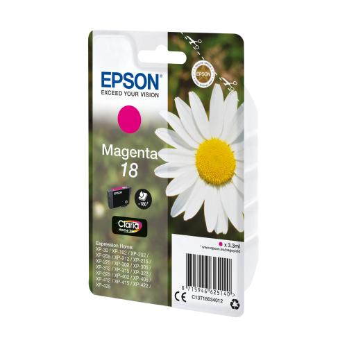 Epson Tintenpatrone magenta Claria Home T 180         T 1803