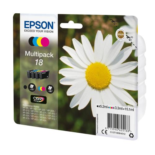 Epson Claria Home Multipack T 180 BK/C/M/Y            T 1806