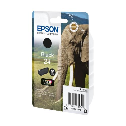 Epson Tintenpatrone schwarz Claria Photo HD T 242     T 2421