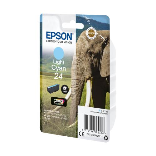 Epson Tintenpatrone light cyan Claria Photo HD T 242     T 2425