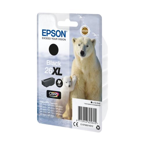 Epson Tintenpatrone XL schwarz Claria Premium T 262      T 2621
