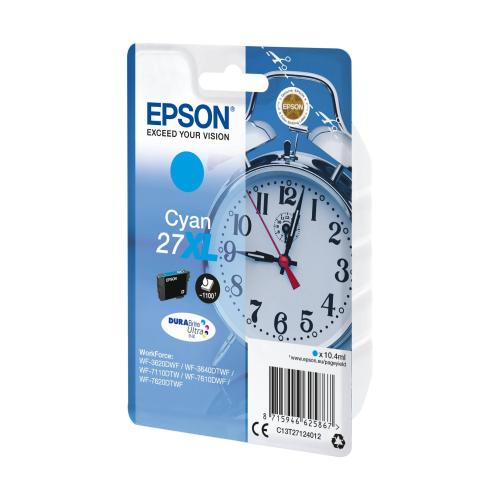 Epson DURABrite Ultra Ink 27 XL Tintenpatrone cyan        T 2712