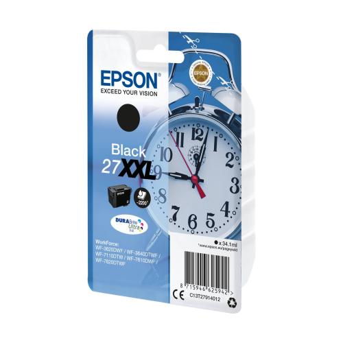 Epson DURABrite Ultra Ink 27 XXL Tintenpatrone schwarz     T 2791