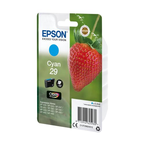 Epson Tintenpatrone cyan Claria Home 29            T 2982