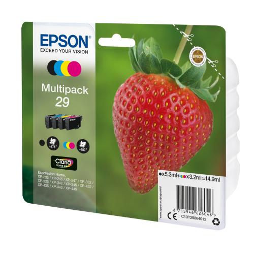 Epson Claria Home Multipack 29 BK/C/M/Y                  T 2986