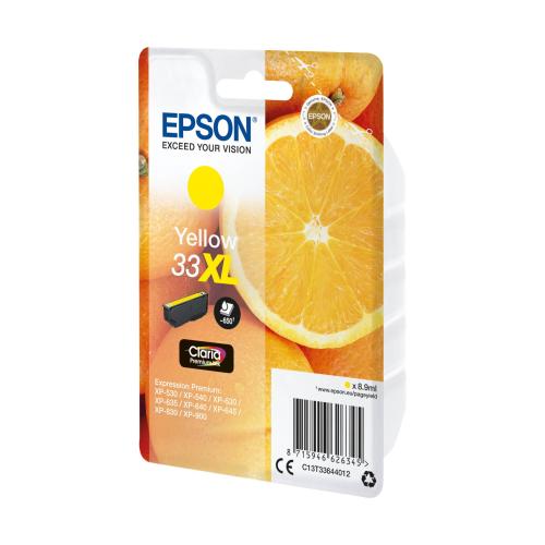 Epson Tintenpatrone yellow Claria Premium 33 XL      T 3364