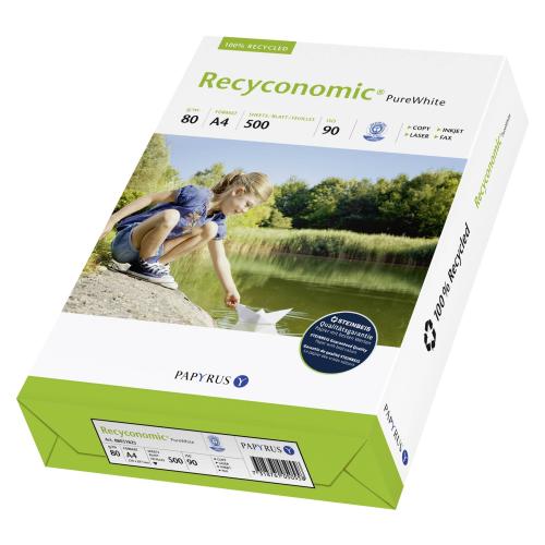 Recyconomic Pure White ISO 90 A 4 500 Blatt 80 g