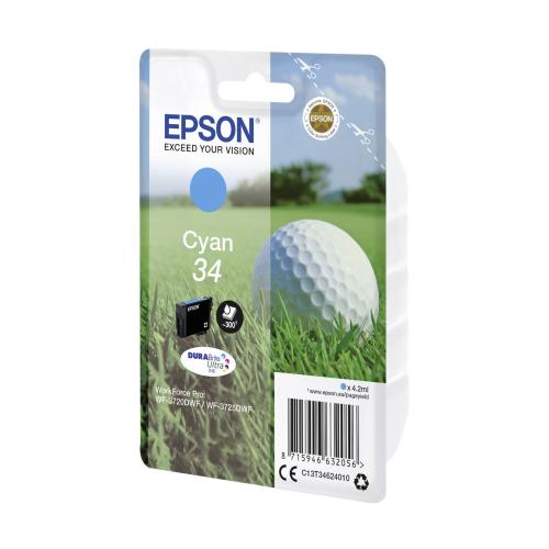 Epson Tintenpatrone cyan DURABrite Ultra Ink 34    T 3462