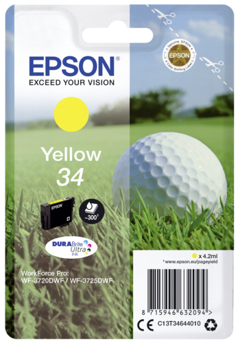 Epson Tintenpatrone yellow DURABrite Ultra Ink 34    T 3464
