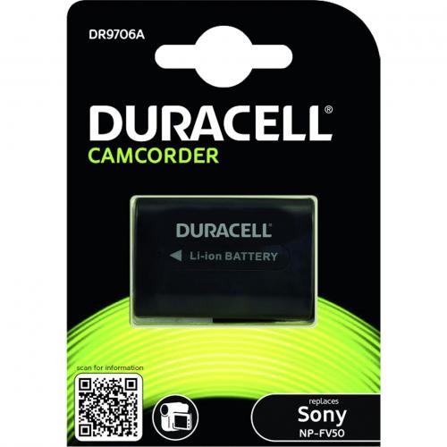 Duracell Li-Ion Akku 650 mAh für Sony NP-FV50