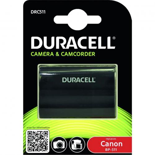 Duracell Li-Ion Akku 1600 mAh für Canon BP-511 BP-512