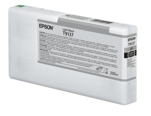 Epson Tintenpatrone light black T 913 200 ml              T 9137